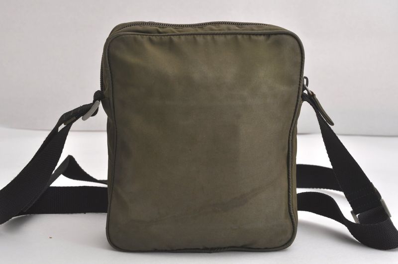 Prada Sports Prada Sports Nylon Shoulder Crossbody Bag Purse Khaki Green 4349n