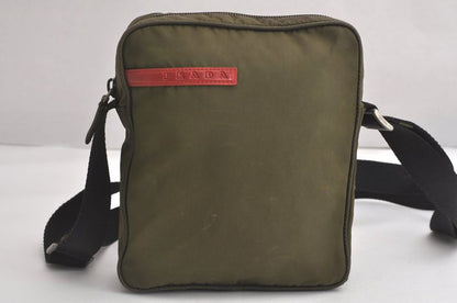 Prada Sports Prada Sports Nylon Shoulder Crossbody Bag Purse Khaki Green 4349n