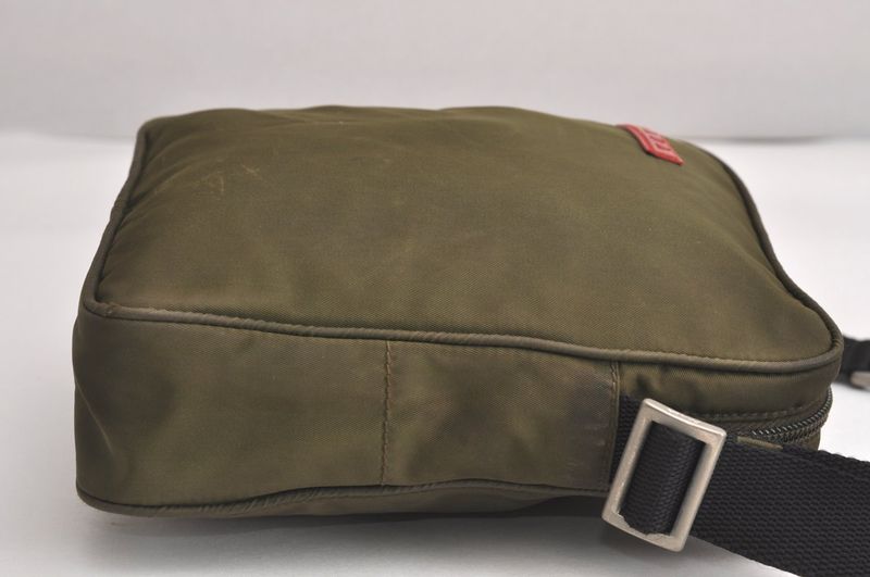 Prada Sports Prada Sports Nylon Shoulder Crossbody Bag Purse Khaki Green 4349n