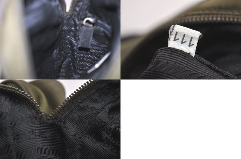 Prada Sports Prada Sports Nylon Shoulder Crossbody Bag Purse Khaki Green 4349n