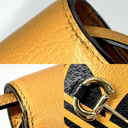 Gucci Bifold Wallet Women's Adidas Collaboration Horsebit Shoulder Wallet Snap