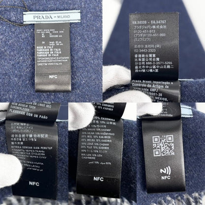 Prada Scarf Unisex Double Symbol Scarf Warmth Protection For Men Women Unisex