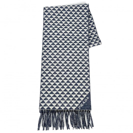Prada Scarf Unisex Double Symbol Scarf Warmth Protection For Men Women Unisex