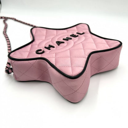 Chanel Shoulder Bag Women Quilted Star Chain Crossbody