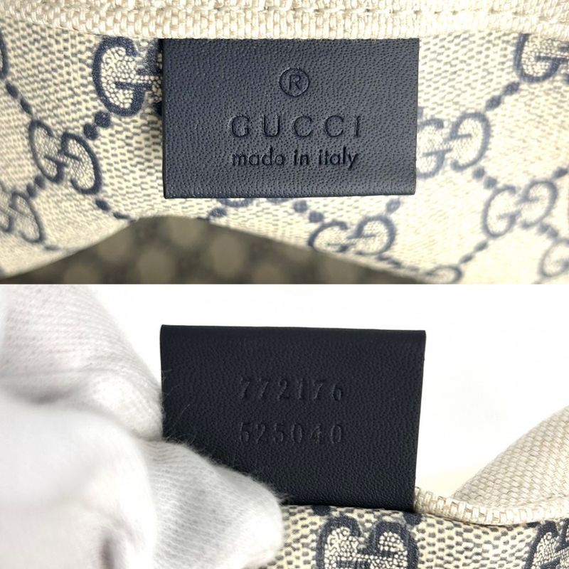 Gucci Tote Women's Logo Handbag Shoulder Bag Gucci 772176 GG Supreme Canvas