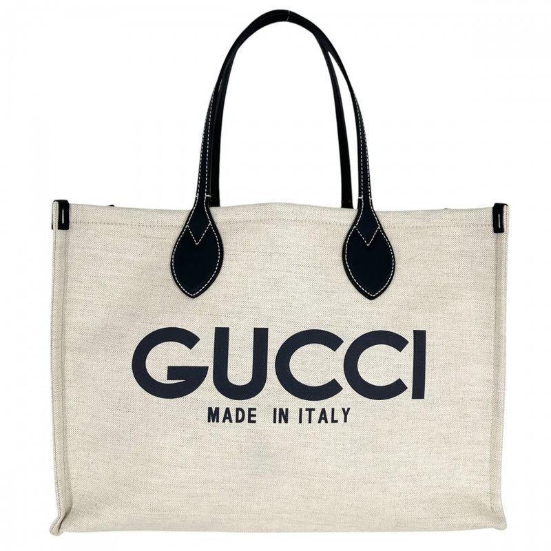 Gucci Tote Women's Logo Handbag Shoulder Bag Gucci 772176 GG Supreme Canvas