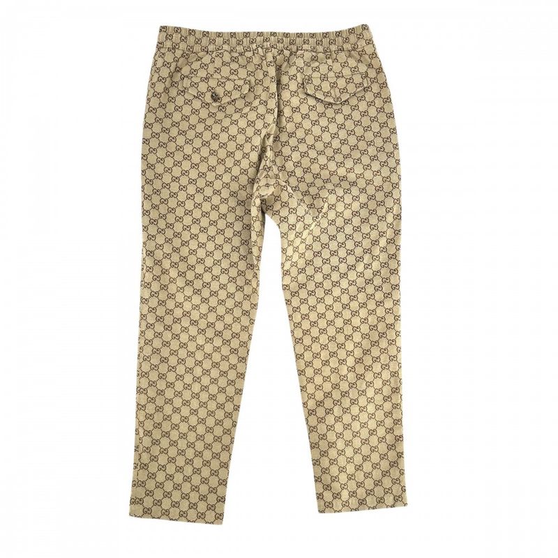 Gucci Bottoms Men's GG Canvas Jogging Pants Trousers Gucci 52 569769 Brown