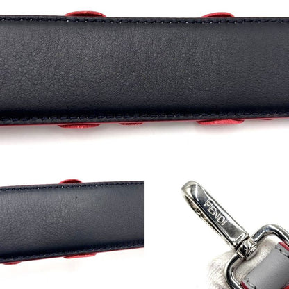 Fendi Accessories Women's Strap You Shoulder Strap Flower Motif Fendi Leather