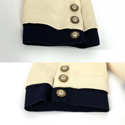 Gucci Dress Women's Web Belt GG Button Flared Apparel Clothing Gucci 42 448541