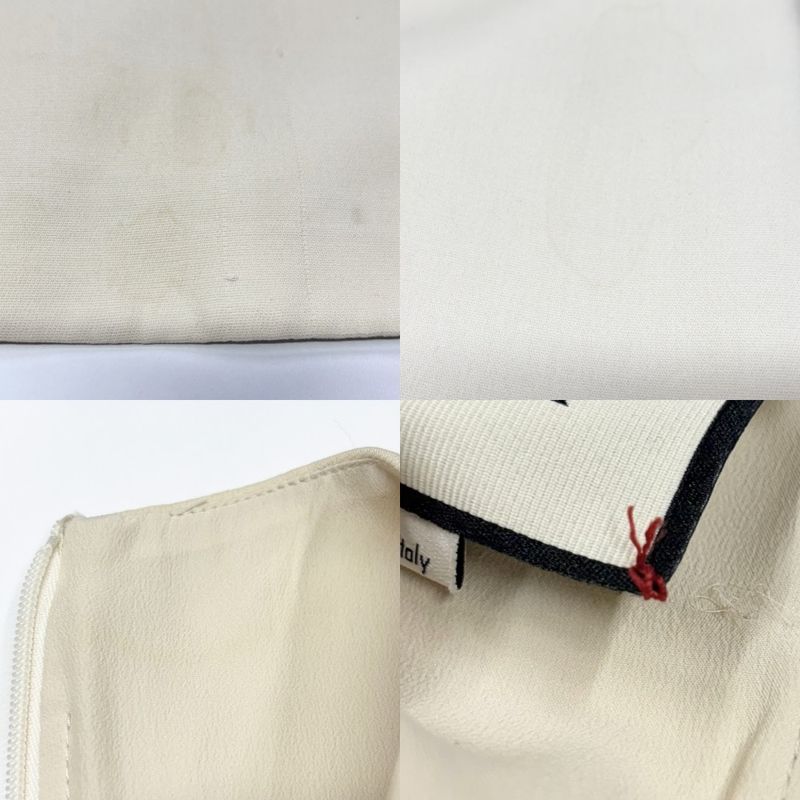 Gucci Dress Women's Web Belt GG Button Flared Apparel Clothing Gucci 42 448541