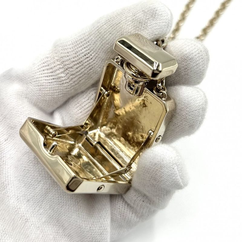 Chanel Necklace Women Long Necklace Perfume Motif Coco Mark Coco Accessories