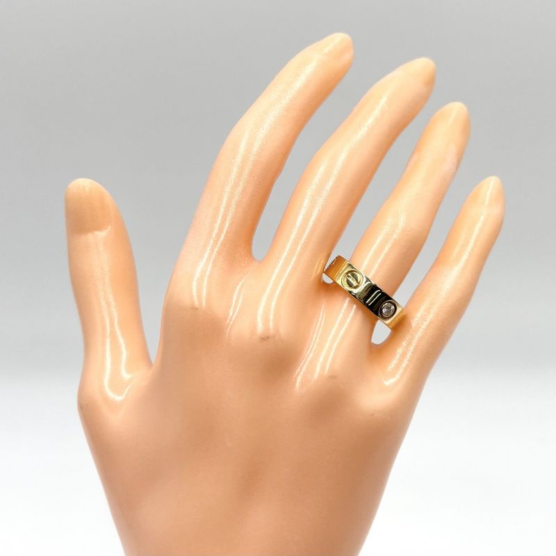 Cartier Rings Women's Love Ring 3P Jewelry Accessories 18k YG 750 Bis Cartier