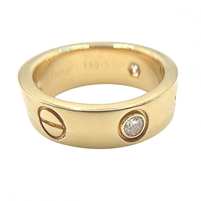 Cartier Rings Women's Love Ring 3P Jewelry Accessories 18k YG 750 Bis Cartier