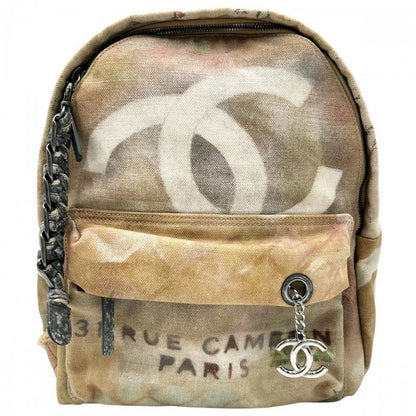 Chanel Backpack Women Paint Graffiti Backpack Act 2 Collection Coco Mark Coco