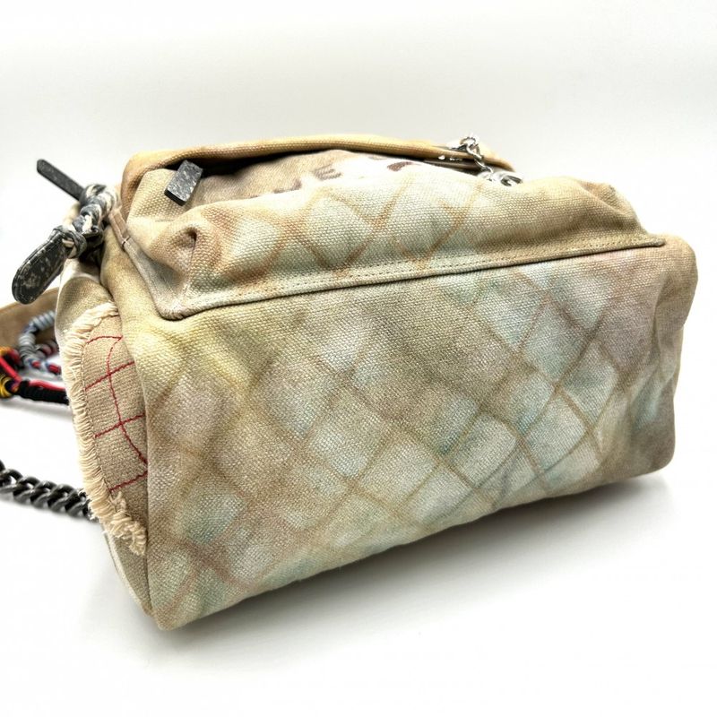 Chanel Backpack Women Paint Graffiti Backpack Act 2 Collection Coco Mark Coco