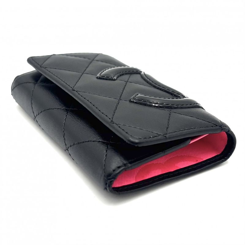 Chanel Key Case Women's Cambon Line Coco Mark Coco Matelasse 6-stack Chanel