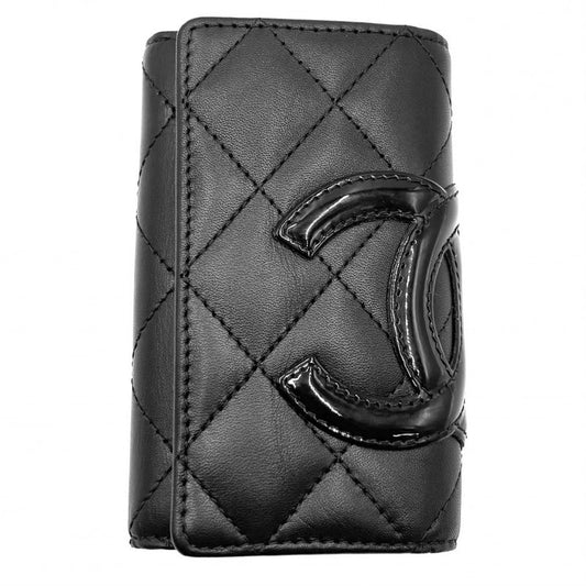 Chanel Key Case Women's Cambon Line Coco Mark Coco Matelasse 6-stack Chanel
