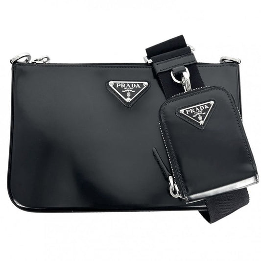 Prada Shoulder Bag Women Triangle Logo With Pouch Shoulder Crossbody Bag Prada