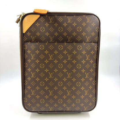 Louis Vuitton Pegase 45 Monogram Leather X PVC Brown Bag Gold M23293