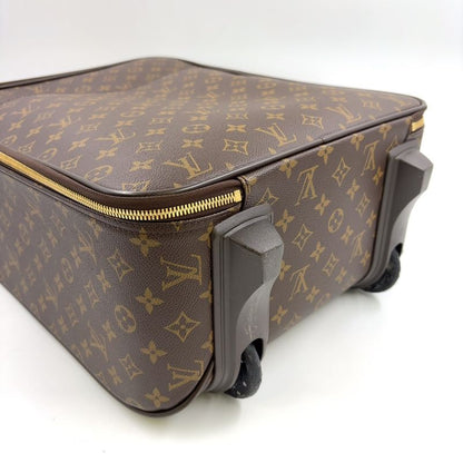 Louis Vuitton Pegase 45 Monogram Leather X PVC Brown Bag Gold M23293
