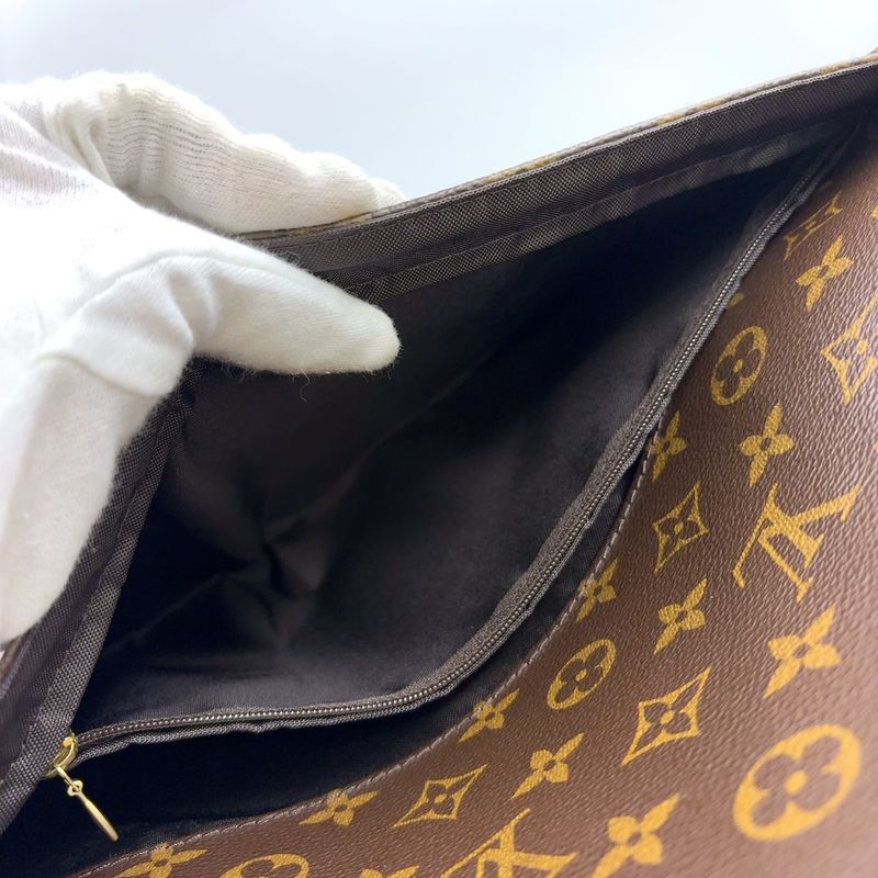 Louis Vuitton Pegase 45 Monogram Leather X PVC Brown Bag Gold M23293