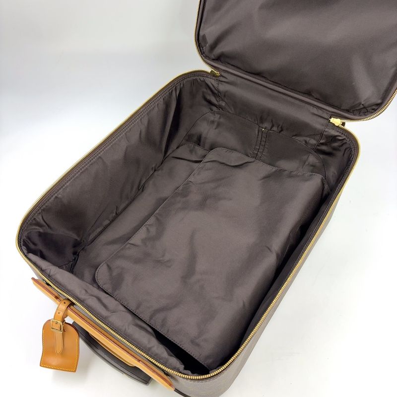 Louis Vuitton Pegase 45 Monogram Leather X PVC Brown Bag Gold M23293