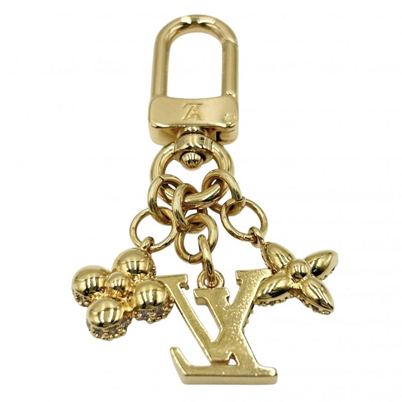 Louis Vuitton Bagcharm Women's Micro Charm/lv Iconic Key Holder Monogram Flower