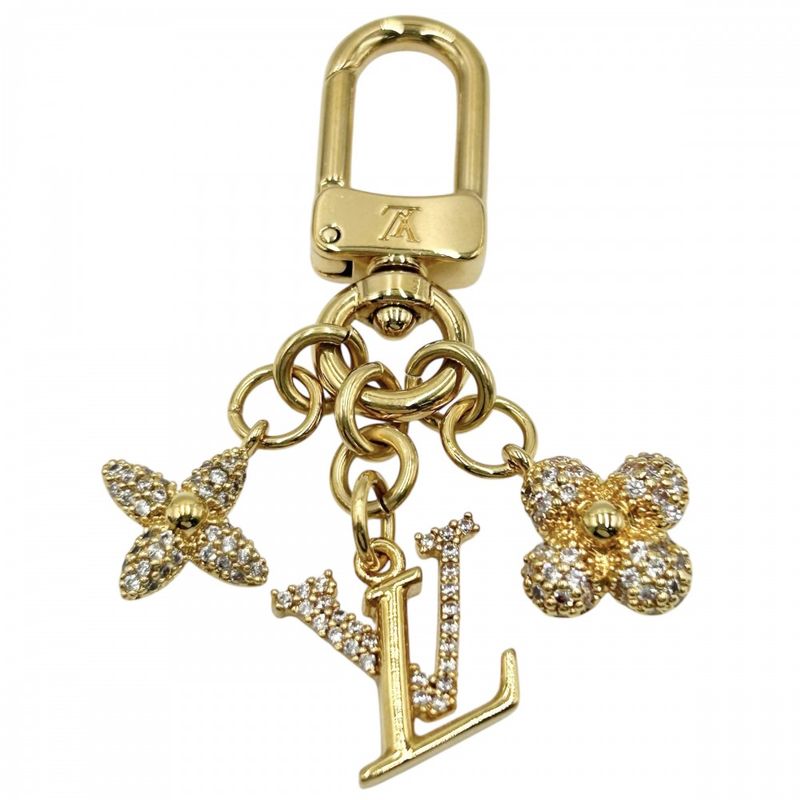 Louis Vuitton Bagcharm Women's Micro Charm/lv Iconic Key Holder Monogram Flower