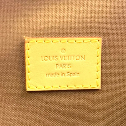 Louis Vuitton Cabas Bobol Monogram Leather × PVC Brown Tote Bag Gold M53013