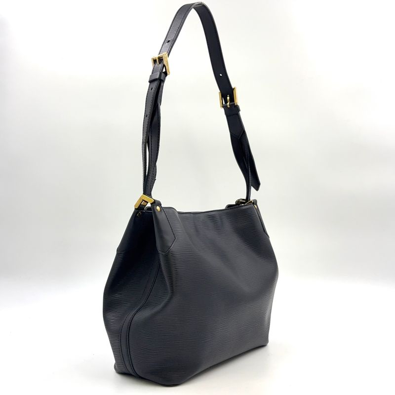 Louis Vuitton Mandara MM Epi Noir Black Leather Black Shoulder Bag Gold M58892