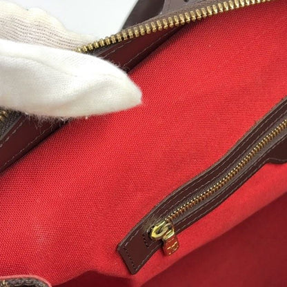 Louis Vuitton Chelsea Damier Ebene Damier Ebene Leather × PVC Brown Tote Bag