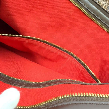 Louis Vuitton Chelsea Damier Ebene Damier Ebene Leather × PVC Brown Tote Bag