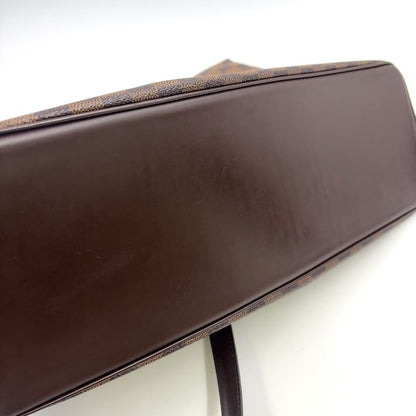 Louis Vuitton Chelsea Damier Ebene Damier Ebene Leather × PVC Brown Tote Bag