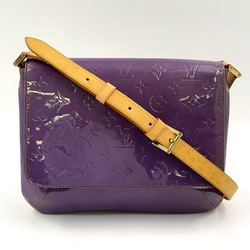Louis Vuitton Thompson Street Monogram Vernis Monogram Vernis Viole Leather