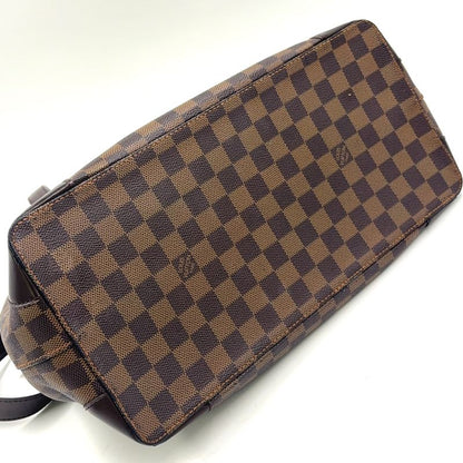 Louis Vuitton Hampstead MM Damier Ebene Damier Ebene Leather × PVC Brown Tote