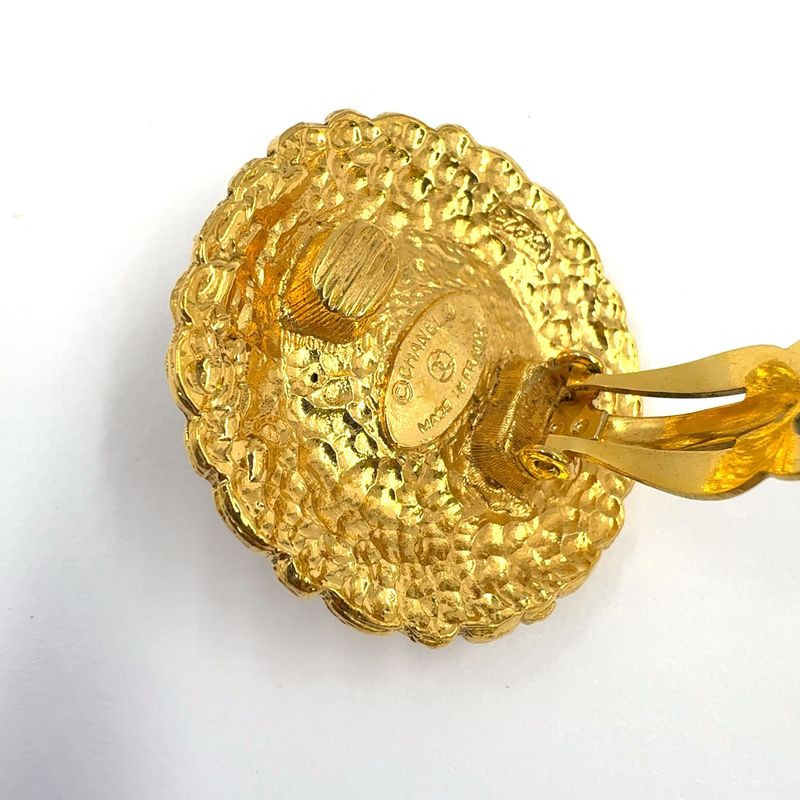 Chanel Gripoa GP Green Earrings And Earrings Gold