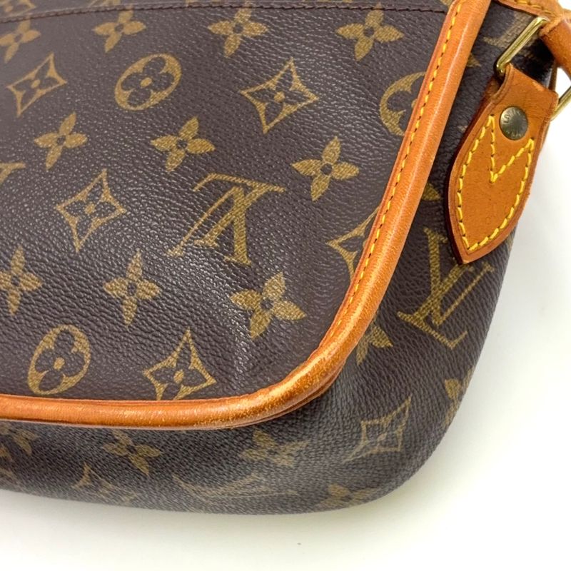 Louis Vuitton Givesières PM Monogram Leather × PVC Brown Shoulder Bag M42248