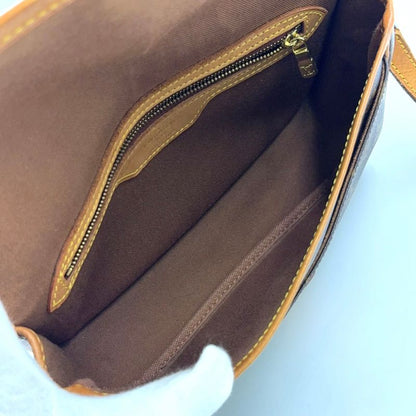 Louis Vuitton Givesières PM Monogram Leather × PVC Brown Shoulder Bag M42248