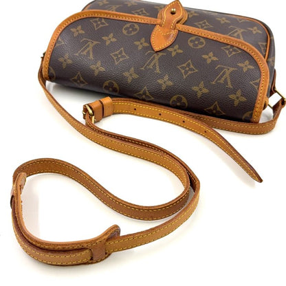 Louis Vuitton Givesières PM Monogram Leather × PVC Brown Shoulder Bag M42248