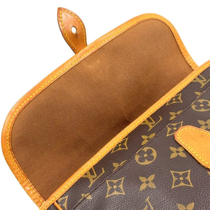 Louis Vuitton Givesières PM Monogram Leather × PVC Brown Shoulder Bag M42248