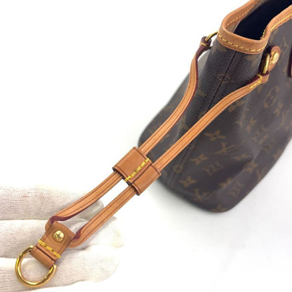 Louis Vuitton Neverfull PM Monogram Leather × PVC Brown Tote Bag Gold M40155