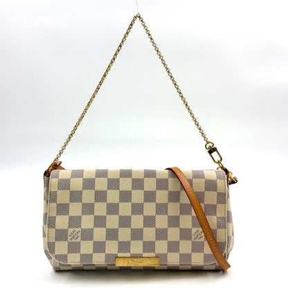 Louis Vuitton Favorite PM Damier Azure Damier Azure Shoulder Leather X PVC