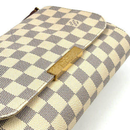 Louis Vuitton Favorite PM Damier Azure Damier Azure Shoulder Leather X PVC