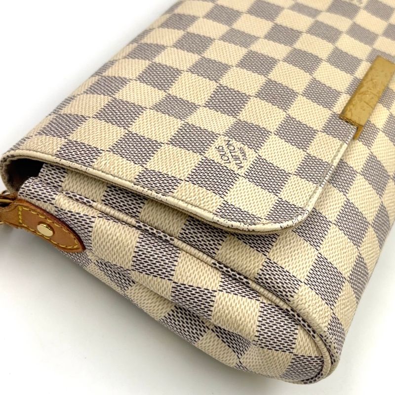Louis Vuitton Favorite PM Damier Azure Damier Azure Shoulder Leather X PVC