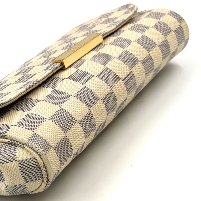 Louis Vuitton Favorite PM Damier Azure Damier Azure Shoulder Leather X PVC