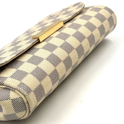Louis Vuitton Favorite PM Damier Azure Damier Azure Shoulder Leather X PVC