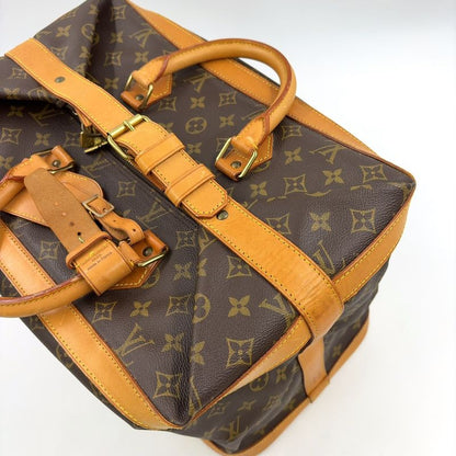 Louis Vuitton Cruiser Bag 40 Monogram Leather × PVC Brown Boston Bag Gold M41139