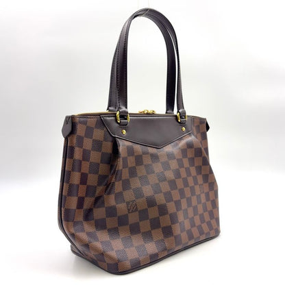 Louis Vuitton Westminster PM Damier Ebene Damier Ebene Leather × PVC Brown Tote