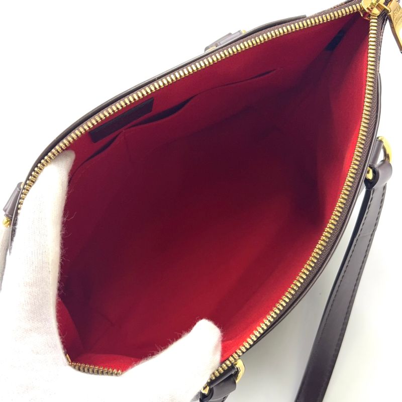 Louis Vuitton Westminster PM Damier Ebene Damier Ebene Leather × PVC Brown Tote