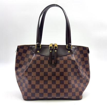 Louis Vuitton Westminster PM Damier Ebene Damier Ebene Leather × PVC Brown Tote